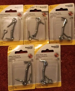 5 ganchos/ojos de seguridad National Hardware de 2-1/2" - Imagen 1 de 3