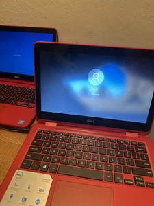 ZWEI Dell Inspiron 11 3000 Serie 11,6" Pentium N3710 1,6GHz 4GB RAM 500GB HDD - Bild 1 von 14