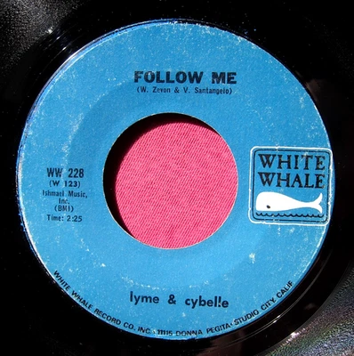 LYME & CYBELLE - Follow Me - 45 rpm - White Whale 228 (early Warren Zevon) - Image 1 of 2