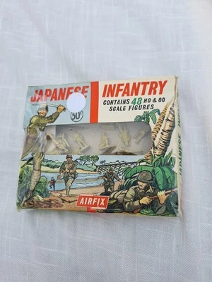 AIRFIX HO&00 INFANTERÍA JAPONESA 48 PIEZAS EN LA CAJA ORIGINAL USADO Foto 1 de 4