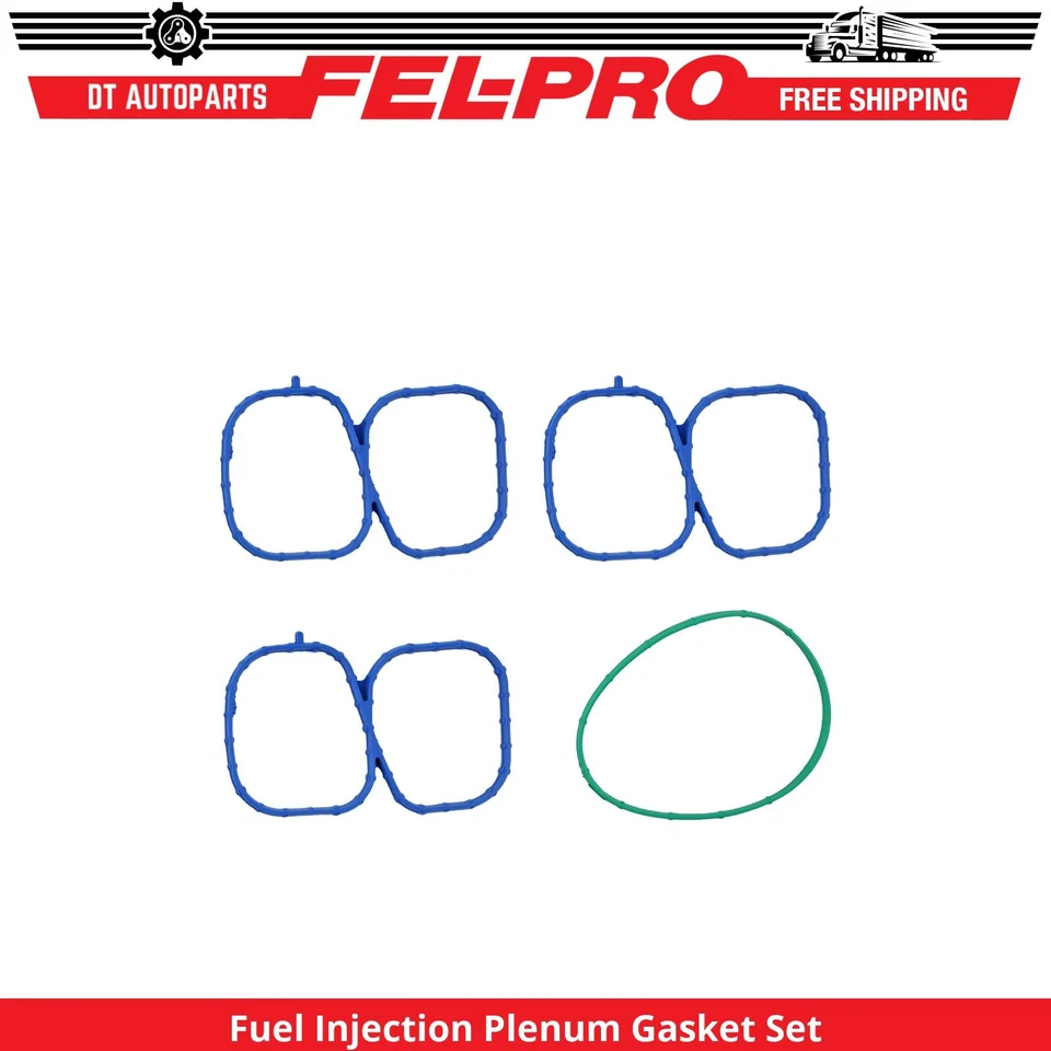 Para 2009-2012 Lincoln MKS 3.7L V6 conjunto de junta plenum injeção de combustível Fel-Pro superior - Imagem 1 de 1