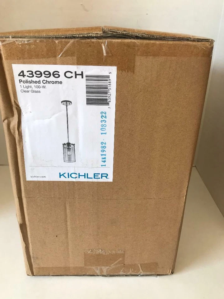 Kichler 43996CH Crosby Mini Pendant Light in Chrome