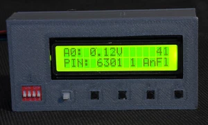 LCD 1602 Modul Gelb 16x2 Zeichen Display Dose Gehäuse und Schaltern Arduino - Bild 1 von 9