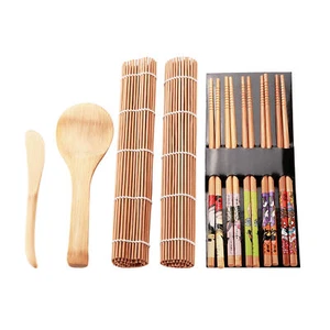 13Pcs Bamboo Sushi Making Kit Healthy Tool For Food Lovers NF9 - Picture 1 of 9