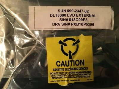 Sun 599-2347-02 40/80GB SCSI/LVD External DLT8000 tape drive  - Image 1 of 3
