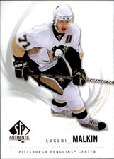 2009-10 SP Authentic Penguins Hockey Card #53 Evgeni Malkin