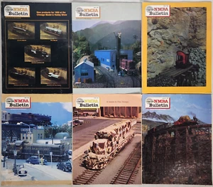 NMRA Bulletin Lot of 6 - 1990 - 1991 - Model Railroading Magazine - Picture 1 of 3