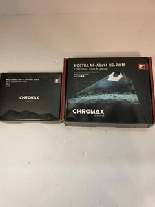 Noctua NF-A9x14 HS-PWM Chromax Black Lüfter und extra schwarze Vibrationspads - Bild 1 von 10