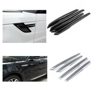 4PCS Side Front Fender Air Wing Vent Cover Trims For 2014-2017 Range Rover Sport - Picture 1 of 7