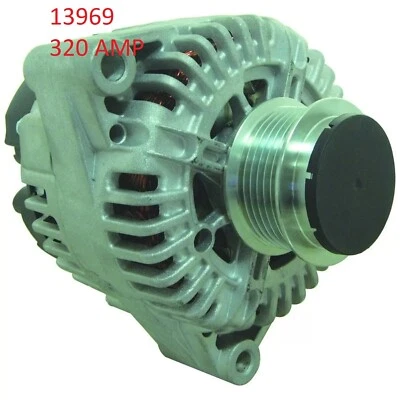 2007 2006 2005 2004 2003 Chevrolet Corvette 320 High Amp Performance Alternator - Image 1 of 2