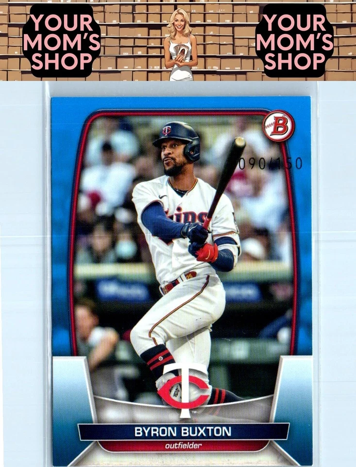 2023 Bowman #1 Byron Buxton Blue #/150 - Image 1 of 2