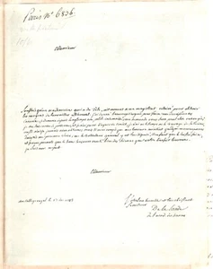 Signed autograph letter by Jérôme de La Lande (1732-1807), French astronomer - Foto 1 di 1
