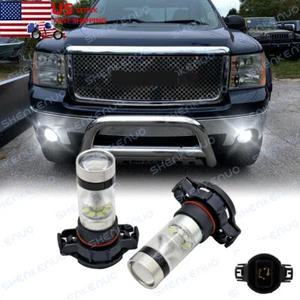 6000K 5202 LED Fog Light Lamp Bulbs For GMC Sierra 1500 2500 3500 HD 2008-2016 - Picture 1 of 9
