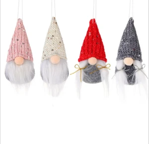Babbo Natale Gnomo Senza Volto Albero di Natale da Appendere Decorazioni Festa Decorazione Casa - Foto 1 di 12