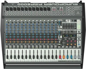 BEHRINGER PMP6000 EUROPOWER 1600W 20-Channel Powered Mixer Console JP NEW - Picture 1 of 3
