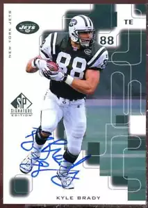 Kyle Brady Card 1999 SP Signature Autographs #KB - Picture 1 of 2