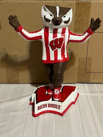 Wisconsin Badgers NCAA 12" Mascot Figurine Forever Collectibles Brand New Cover