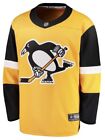 Maillot de hockey neuf sous licence officielle des Penguins de Pittsburgh sous licence jeunesse fanatiques S/M