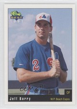 1991 Classic Best West Palm Beach Expos Jeff Barry #24