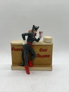 Vintage 1986 DUG'S Brothel DECANTER: PUSSY CAT SALOON Winnemucca, Nevada EMPTY - Picture 1 of 4