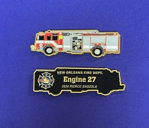 New Orleans Fire Dept Engine 27 Apparatus Challege Coin - Picture 1 of 1