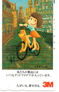 Japan tolle schöne Telefonkarte : Fahrrad , Bicycle,Vélo - 3M Technologiekonzern