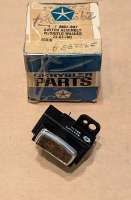 Mopar NOS WindShield Washer Switch 1969-70 Chrysler Imperial Foto 1 de 2