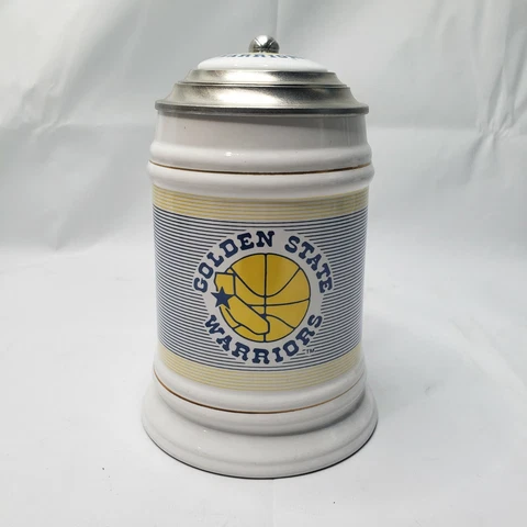 VINTAGE RARE NBA GOLDEN STATE WARRIORS COLLECTORS MUG STEIN CUP CUI INC LIMITED Cover