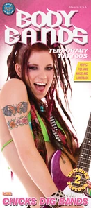 Tinsley Transfers Flowers Chicks Dig Bands Temporary Tattoo FX Kit - Picture 1 of 1