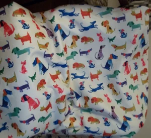 Cynthia Rowley Oblong Colorful Dog Tablecloth - Picture 1 of 5