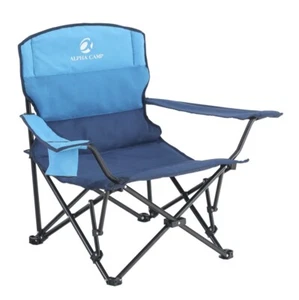 Alpha Camp Lowdown Roll-tote Camping Chair-BLUE E01CC-202 - Picture 1 of 6