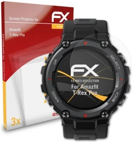 atFoliX 3x folia ochronna ekranu do Amazfit T-Rex Pro matowa i odporna na wstrząsy - Zdjęcie 1 z 8