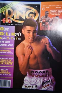 THE RING BOXING MAGAZINE OSCAR DE LA HOYA May 1993 XLNT UNREAD GOLDEN BOY HOFer - Picture 1 of 2