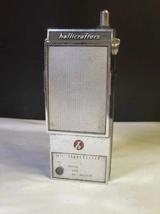Hallicrafters CB-11 Walkie Talkie Radio Amateur 10 Transistors Émetteur-récepteur (non testé) - Photo 1/8