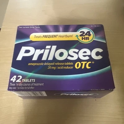 Prilosec OTC comprimidos reductores de acidez estomacal frecuentes, 14 unidades - paquete de 3 Foto 1 de 4