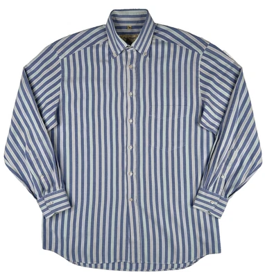 Paul Stuart Shirt Mens 100% Cotton Striped Luxury Button Up Button Down Size: M - Image 1 of 4