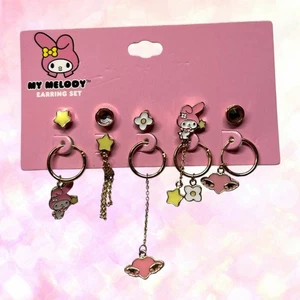 Juego de pendientes Sanrio My Melody desajuste - Imagen 1 de 3