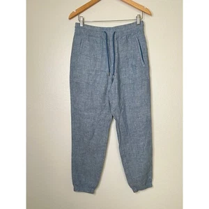 Athleta Retreat Linen Jogger in Chambray Blue Size 4 - Picture 1 of 5
