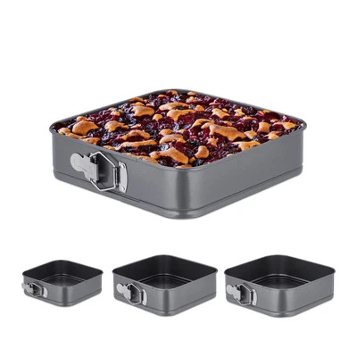 Springform Backform Kuchenform Tortenform Kuchenbackform Tortenbackform 4er Set - Bild 1 von 4