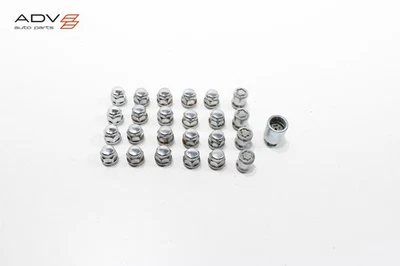 Honda CR-V 1997-2025 PERNO DE TUERCA DE LLANTA DE RUEDA CON LLAVE DE BLOQUEO ANTIRROBO FABRICANTE DE EQUIPOS ORIGINALES -JUEGO- Foto 1 de 4