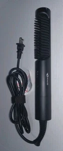 Black Electric OCALISS Hair Straightener Brush, 9-1/4" X 1-1/4", Tested & Works - Picture 1 of 11