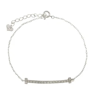 Diamond 0.25ct Bracelet 18K K18 WG White Gold 750 90283312 - Picture 1 of 7