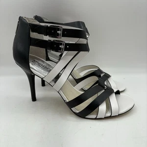 Sandalias de tacón Michael Kors Cammie punta abierta para mujer talla 11 - Imagen 1 de 10