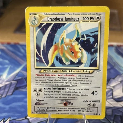 Dragonita Francesa Hp Holo 14/105 Neo Destiny Foto 1 de 3