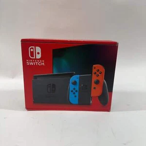 New Nintendo Switch v2 Black Video Game Console System HAC-001(-01) Full Bundle - Picture 1 of 6
