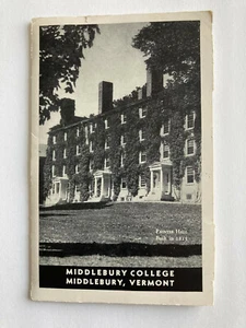 MIDDLEBURY COLLEGE PHOTO POSTCARD PORTFOLIO, 7 CARDS, 74+ YRS OLD, CARDS NEVER U - Picture 1 of 12
