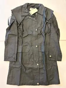 Abrigo de cera ligero Driza-Bone Australia Warratah para dama, negro, talla 8 - Imagen 1 de 3