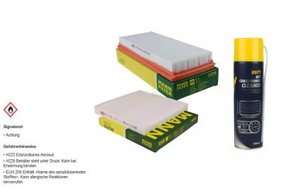 MANN Filtersatz MANNOL Klimareiniger passend für Smart Fortwo Cabrio 1.0 - Bild 1 von 4