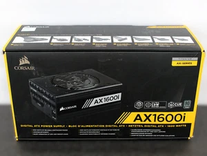 **220V** Corsair AX1600i 1600W Digital ATX Power Supply 80 PLUS Titanium Modular - Photo 1/9