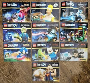LEGO Dimensions ALL Level Pack MANUALS BOOKLETS ONLY - Lot of 10 - Picture 1 of 22